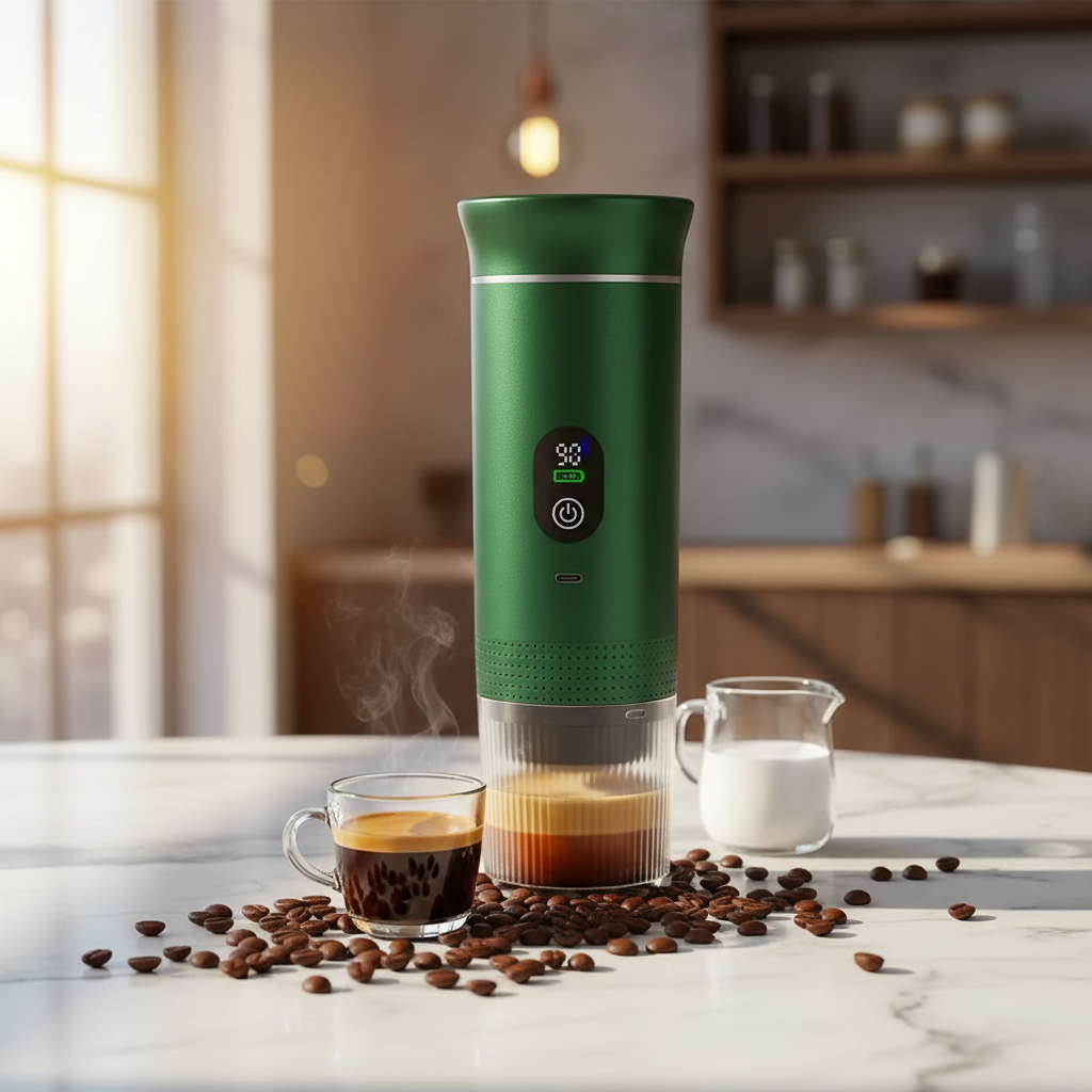 BrewGo Pro Forest Green lifestyle